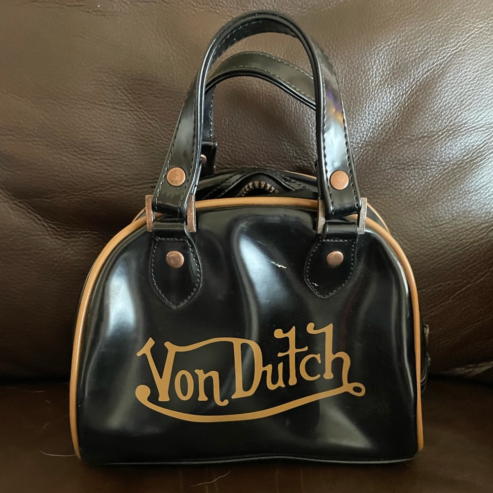 Authentic Early 00s Von Dutch Bowling Bag